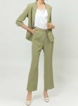 簡約撞色線條西裝外套/褲 3colors (9629)