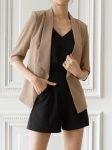 設計款切角領型西裝外套 3colors (6291)