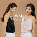 【現貨】WM Focus 簡約垂領絲光背心 / WM002