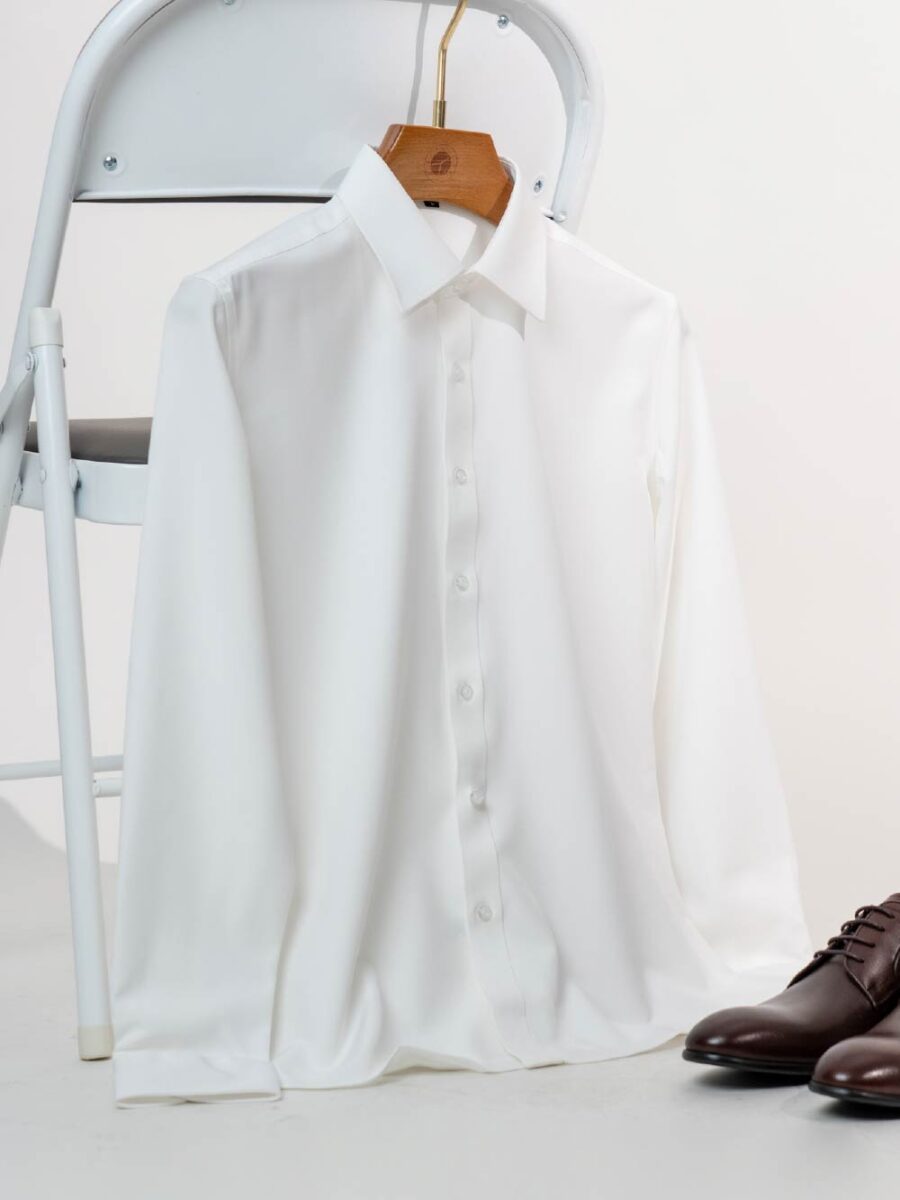 熱銷厚磅｜冰絲長袖襯衫 - 3colors：圖片 4