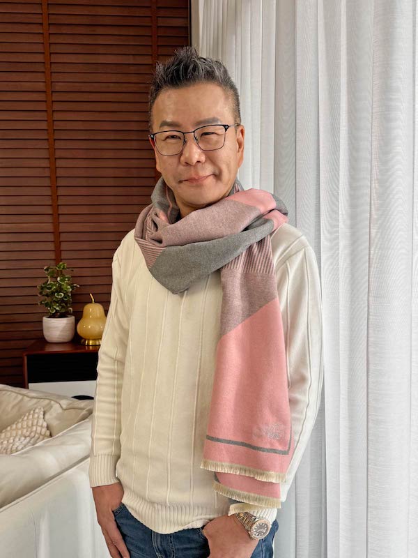 【已售完】沈玉琳 刺繡LOGO 聯名羊毛圍巾:圖片 3