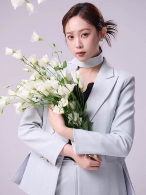 奶霜午茶 長袖西裝外套/褲 - 附綁帶 3colors (8960)