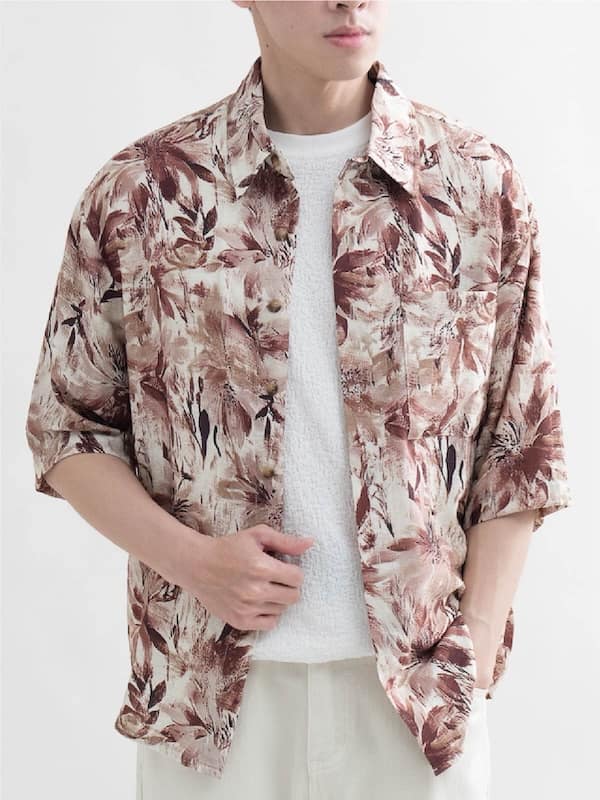 Earthy Resort 暖土渡假風短袖襯衫 – 1color