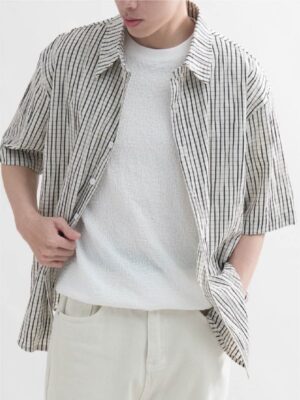 Everyday Essential 日常質感純粹細格襯衫 – 1color