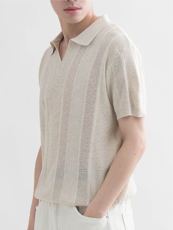 Textured Knit 立體紋理編織休閒衫 – 2colors