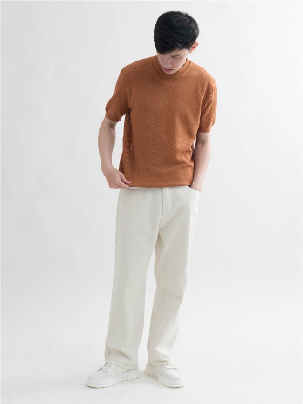 Diagonal Ribbed 斜紋肌理上衣 – 4colors